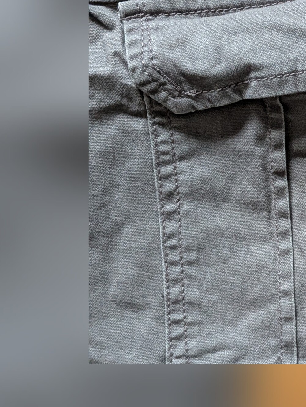 Tainted Denim Men's Gray Cargo Jogger Pants Size 28 New With Tags (NWT) - Picture 4 of 12